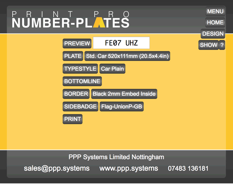 Number Plate Software UK Vehicle Number Plates